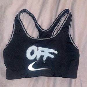 Nike x OFF WHITE Collab sports bra